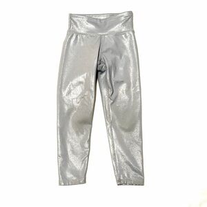 GAP Metallic Silver Kids Leggings